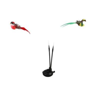 Imagem de Conjunto De Varinha Interativa Para Gatos Com Pássaros Realistas, Hast