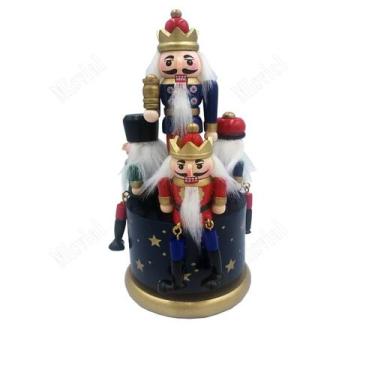 Imagem de Caixa Musical Com Quebra Nozes - 20Cm - Modelo B - 1 unidade - Rizzo