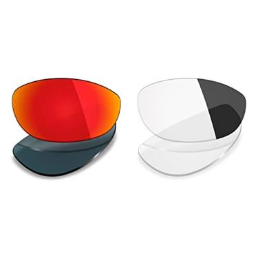 Imagem de 2 pares de lentes polarizadas de substituição da Mryok para óculos de sol Oakley Monster Dog – Opções