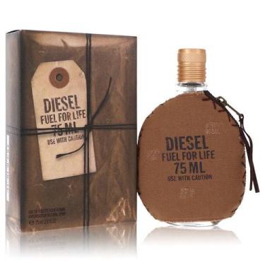 Imagem de Perfume Diesel Fuel For Life Eau De Toilette 75ml Para Homens
