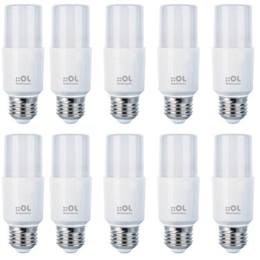 Imagem de Kit 10 Lâmpadas Led Compacta E27 4,8w 6500k Bivolt