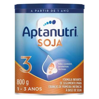 Imagem de Fórmula Infantil Aptanutri 1-3 Anos Soja 3 Danone 800g, 1