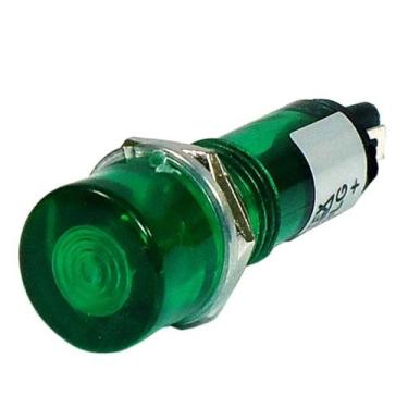 Imagem de Sinaleiro Verde 11mm 12VCA Metaltex, Verde