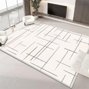 Imagem de HJZSZX Tapete pequeno, fresco e leve para sala de estar e cobertor de cama de quarto fácil de cuidar, FYR sem fiapos, 3.120 x 160 cm (3,9 x 5,25 pés)