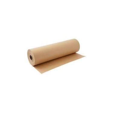 Imagem de 3 Bobinas Papel Pardo Kraft 60cm de largura por 50 Metros de comprimen