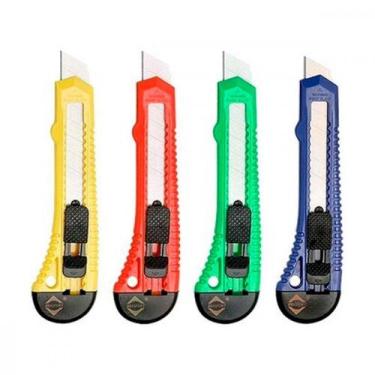 Imagem de Estilete Brasfort Com Lamina Larga 18Mm 8286