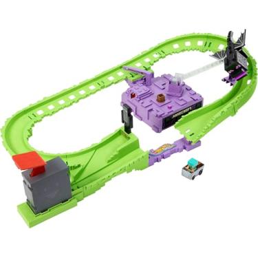 Imagem de Hot Wheels RacerVerse Pista de Brinquedo Minecraft para crianças a partir de 4 anos