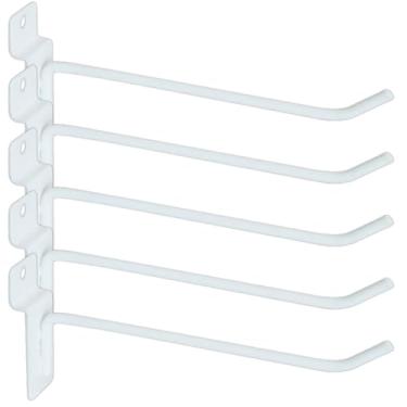 Imagem de KIT 20 GANCHO PARA PAINEL CANALETADO COR BRANCO 20CM