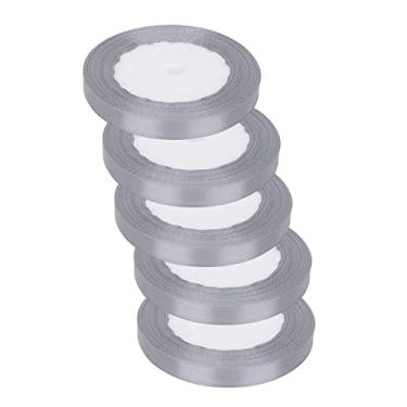 Imagem de ZJchao Ribbon Color Brilhante Aplicação Larga de Ampla Aplicação de Embrulho (59#cinza)