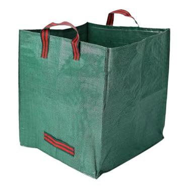 Imagem de Whtkoph Saco de Folhas de Jardim Reutilizável, Saco Grande para Resíduos de Folhas, Recipiente de Gramado com Alças para Folhas, Camping, Reciclagem, Quintal, 50cmx50cmx50cm