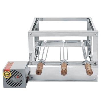 Imagem de Churrasqueira Grill Giratória The Grill Inox - 3 Espetos Giratórios - 