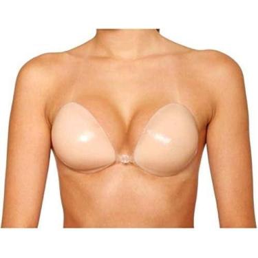 Imagem de Sutia de silicone soutien auto adesivo aderente ao corpo invisivel beg