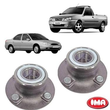 Imagem de Par Cubo Da Roda Traseira Com Rolamento - Courier 1997 A 2013 / Mondeo