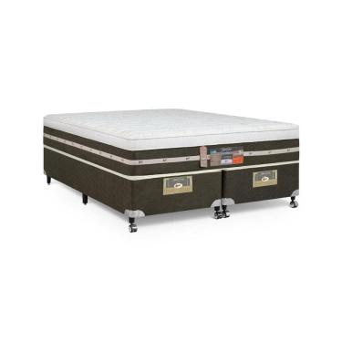 Imagem de Cama Box Queen Castor Silver Star Air One Face Tecnopedic 158x198x59 + Box Castor