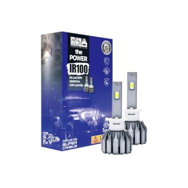 Imagem de Kit Ultra LED Automotivo com Canbus, 30000 Lúmens, 6500k, Luz Branca (H1)