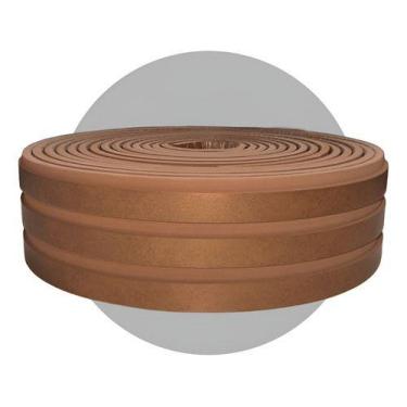 Imagem de Ripado Laminado Eva Bronze 10cm X 10m Adesivo Efeito Madeira - Make De