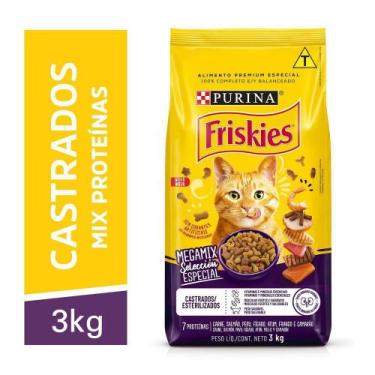 Imagem de Ração FRISKIES gatos castrados Megamix 3kg