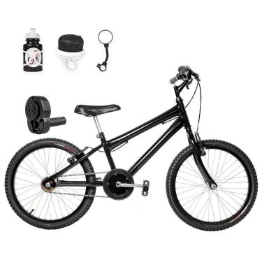 Imagem de Bicicleta Infantil Masculina Aro 20+Kit Passeio e Acelerador