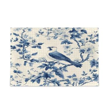 Imagem de WELLDAY Quebra-cabeça vintage floral pássaro 500 peças grande jogo de arte para adultos adolescentes