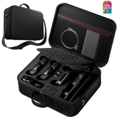 Imagem de Bolsa Nintendo Switch 2 Viagem Grande Cabe 2 Controles Pro - 123Games