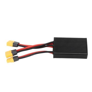 Imagem de Naroote Adaptador de Módulo Paralelo de Bateria Dupla de Bicicleta Elétrica para Baterias de 20V-72V, Conversor de Descarga de Bateria Dupla de Alta Capacidade para Energia Duradoura, Conector de de