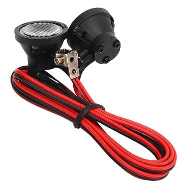 Imagem de KIMISS Faróis Universais de Carro RC 2LED para Modelos de Esteira 1/10 - Lâmpadas de Teto LED Brilhantes para Maior Visibilidade Em Carros de Controle Remoto