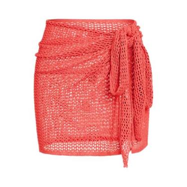 Imagem de Saia Curta de Malha com Fenda - Sexy e Ideal para o Verão, BR-G, Melan