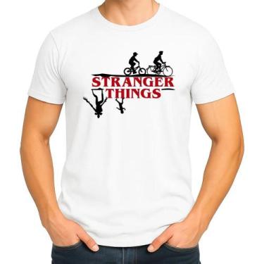 Imagem de Camisa Camiseta de Algodão Masculina Feminina Unissex Série Stranger T
