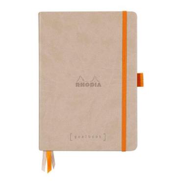 Imagem de Caderno Pontilhado Goalbook Rhodia A5 120 Folhas Beige