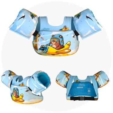 Imagem de Boia Colete Infantil De Braço Estampado Menino Menina Urso - Nash