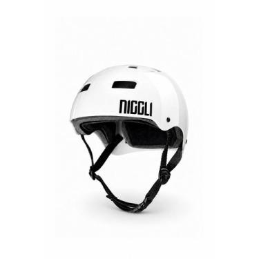 Imagem de Capacete branco n1 brilho niggli, GG