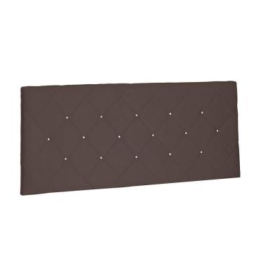 Imagem de Cabeceira Painel Tânia King 195cm Suede Café