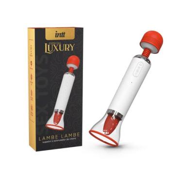 Imagem de Lambe Lambe Luxury Vibrador Com Sugador - Vermelho - Amor De Luxo