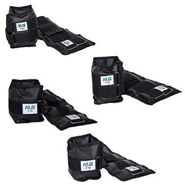 Imagem de Kit Caneleiras Peso Funcional Profissional Lona de 2kg a 5kg