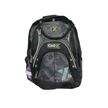 Imagem de Mochila lona Clio backpacks CW5365  - Cinza e Verde-Masculino