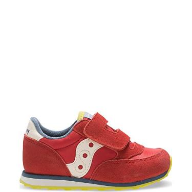 Imagem de Saucony Tênis infantil Jazz Hook & Loop, Vermelho/azul/limão, 8.5 Little Kid