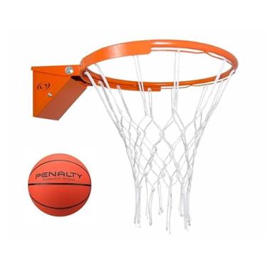 Imagem de Aro Basquete Oficial Retrátil Com Molas, Rede E Bola