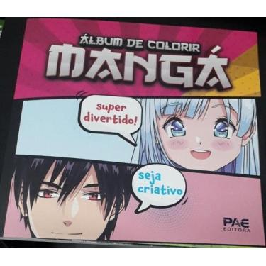 Imagem de Album de Colorir Manga