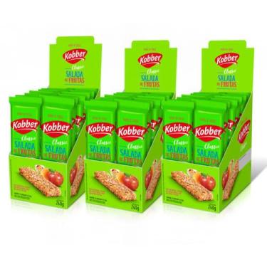 Imagem de Kit 3 Barra De Cereais Kobber Classic C/12un Salada Frutas