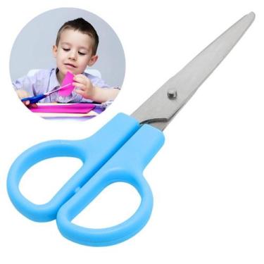 Imagem de Tesoura Inox Escolar Infantil Capa Protetora Menina Menino - Rpires, A