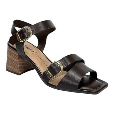 Imagem de Sandália Dakota Salto Bloco Y9751 Ristretto Marrom