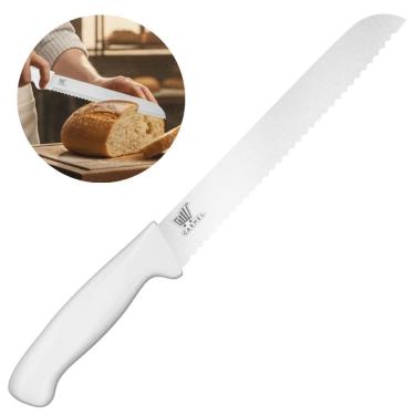 Imagem de Faca Para Pão Serrilhada Profissional 210mm Agilis Carmel Imports