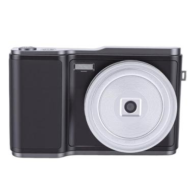 Imagem de Akozon Câmera Digital 4K para Fotografia Câmera Vlog de 48 MP Com Foco Automático e de Viagem Com Tela Giratória de 3 Polegadas e 180 Graus Com Zoom de 18X e Filtro Anti Vibração (Preto)