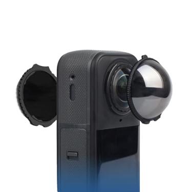 Imagem de SZZCNOX Filtros X5 ND para câmera de ação Insta360 X5, filtro de lente ND16/ND32/ND64 com vidro óptico e nano-revestimento multicamadas (ND64)