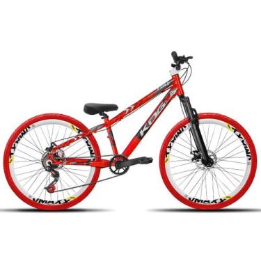 Imagem de Bicicleta aro 26 KOG Freeride, Vermelho 3