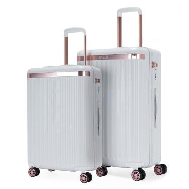 Imagem de Kit 2 Malas de Viagem Cavalera ABS TSA Resistente C/ Cadeado-Feminino