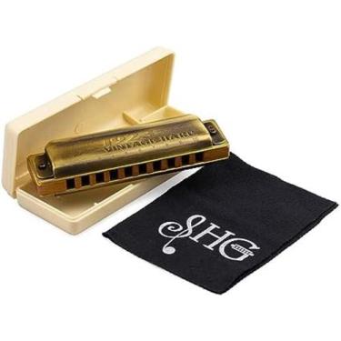 Imagem de Gaita de Boca Diatônica Hering Vintage Harp 1020C em Dó