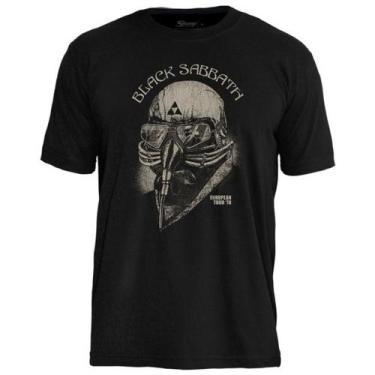 Imagem de Camiseta Black Sabbath European Tour 78 - Stamp