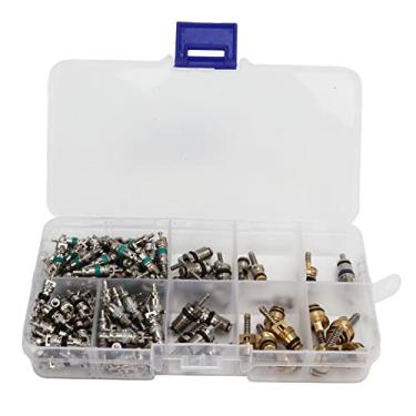 Imagem de Núcleo de válvula de ar condicionado Grcfumo, kit de núcleo de válvula de alumínio e cobre, núcleos de válvula de refrigeração para carros, caminhões, ATVs, motocicletas