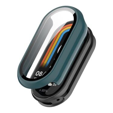 Imagem de TPUOTI Capa protetora de vidro para Xiaomi Mi Band 9, antiarranhões, protetor de tela de PC, para-choques para Mi Band 9, capa de relógio, For Mi Band 9, Ágata